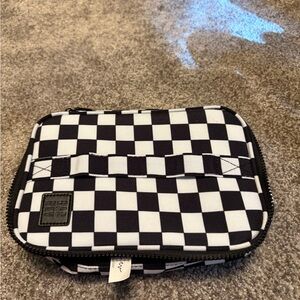 Checkered Black and White radrev travel bag